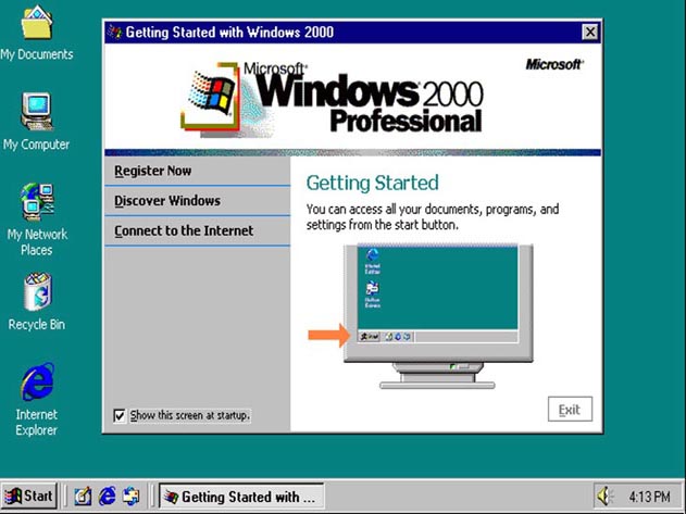 πως ήταν τα Windows 2000
